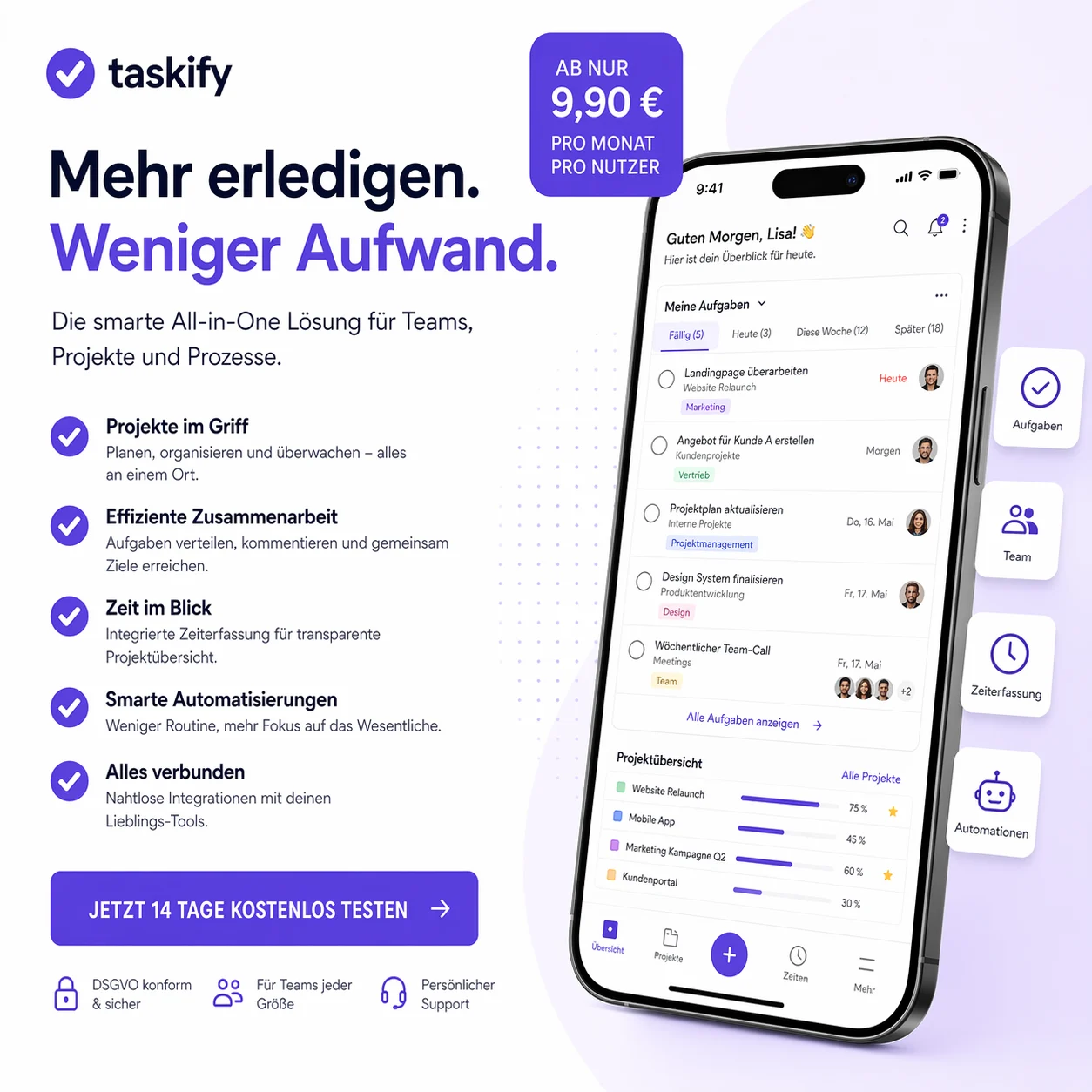 Kollektion auf Stoff